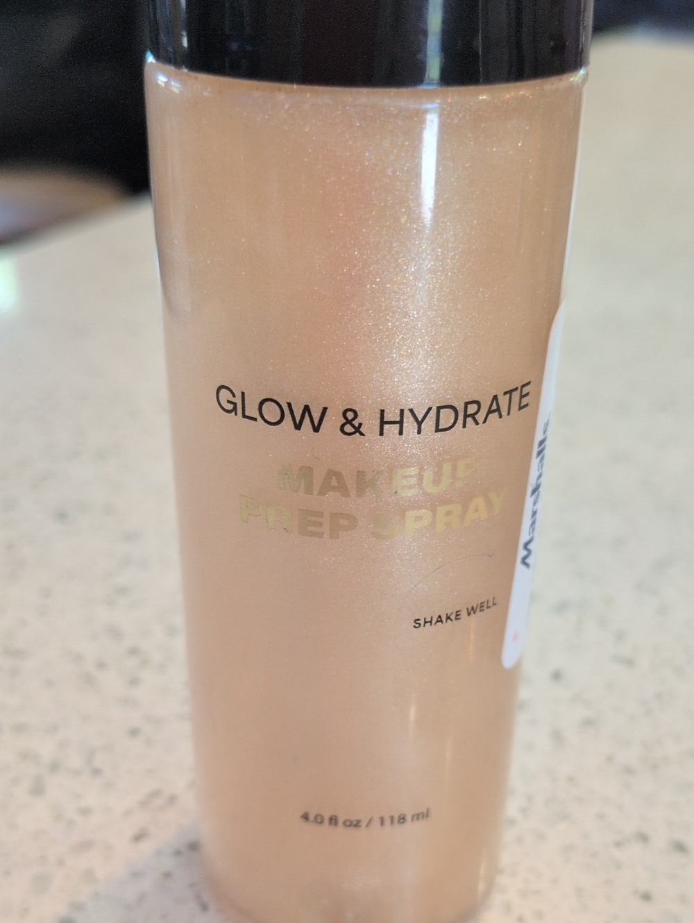 Makeup Prep Spray — Shimmery Champagne Pre spray